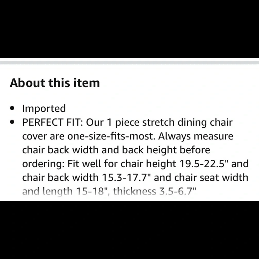 Two stretch dining chair slip covers. Brand NEW